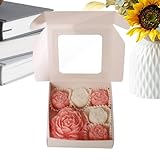 Kerzen Set | 6 Stück Romantischer Langanhaltender Duft,Handgemachtes Aromatherapie Kerzen Set | Für Wohndekoration Mutter Ehefrau Freundin Geburtstag Hochzeit Valentinstag Party