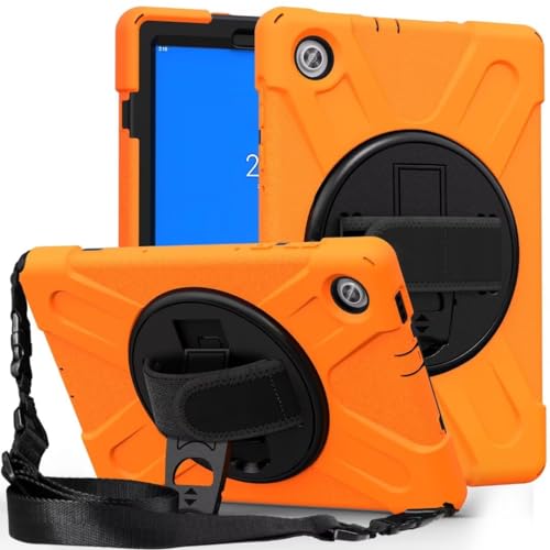 Coque Lenovo Tab M10 HD 2020 TB-X306X antichoc et robuste HDWA orange