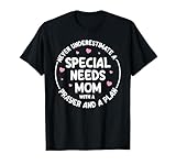 Special Needs Mom With A Prayer Special Needs Mama T-Shirt
