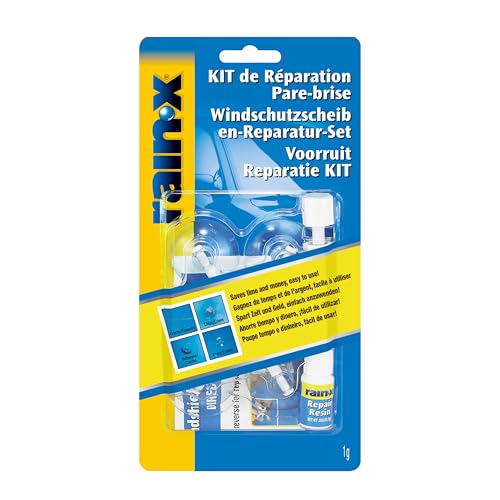 Rain-X Kit R&eacute;paration Para Brise Vitre, Colle Pare Brise pour Impacts de Pierres, Craquelures et Fissures