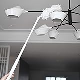 Larga vida útil: materiales de microfibra de alta calidad y los últimos procesos de producción, asegúrate de que el plumero de mano puede servirte durante muchos años, resistente y duradero, peso ligero, adecuado para limpiar el polvo en electrodomésticos como coches, ordenadores, aire acondicionado, televisores, etc.