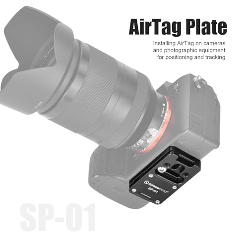 SUNWAYFOTO SP-01 Uchwyt na kamerę, Arca Swiss Plate, uniwersalne uchwyty Air/Tag Plate Quick Release do DSLR ze śrubą 1/4-20
