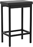 HOOBRO Bar Stools, Set of 2 Bar Chairs, 63 cm Height Stools, Breakfast Bar Stools, Kitchen Bar Chairs, 5 cm Thick Upholstery, for Kitchen, Dining Room, Cafe, Bar Counter, Black BB21BY01