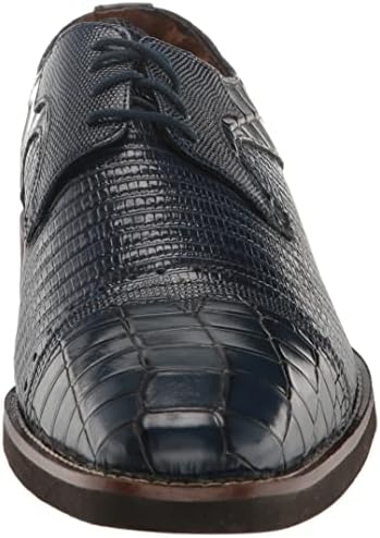 Stacy Adams Men's Esposito Cap Toe Oxford, Dark Blue, 12 Wide | Image 1