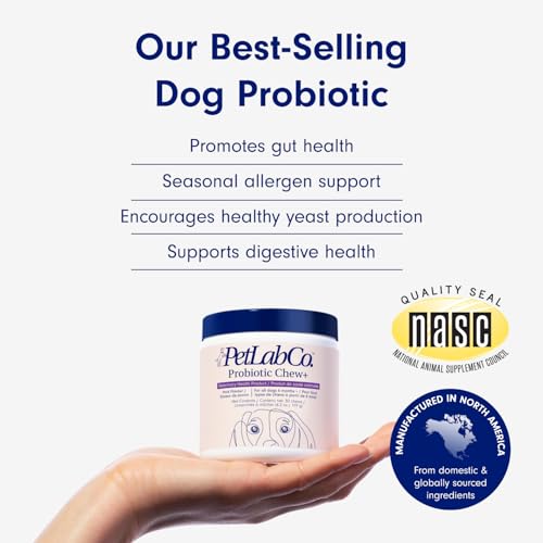 PetLab Co. Probiotics for Dogs - Support Gut Health, Itchy Skin, Seasonal Allergies, and Yeast with Each Tasty Chew - Dog Probiotics - Safe for Small, Medium and Large Dogs - Packaging May Vary - Image 3