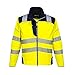 Produktbild Portwest PW3 Warnschutz-Softshelljacke, Größe: 4XL, Farbe: Gelb/Marine, T402YNR4XL