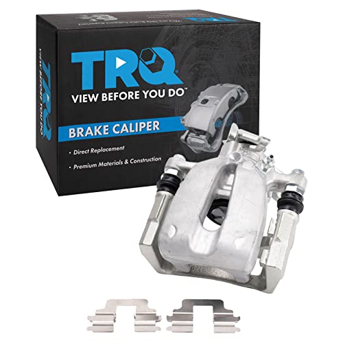 Image of TRQ Rear Right Brake Caliper w /Bracket Passenger Side