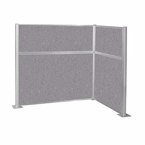 Versare Hush Panel Cubicle Kit | Workstation Partition Walls | Sound Dampening Cubicle Walls | Partitions for Desks