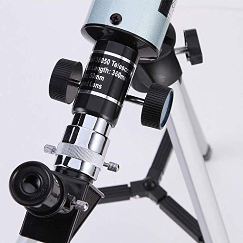 Telescopio infantil para principiantes con trípode ajustable y lente de 50 mm miniatura 3