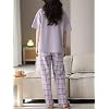 shienzy women korean style night suit round neck short sleeve cute printed cotton blend pajama set for girls women soft nightwear loungewear sleepwear for women full pyjama set co ord set