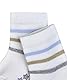 FALKE Unisex Baby Hausschuh-Socken Multi Stripe, Baumwolle, 1 Paar, Weiß (Off-White 2040), 80-92