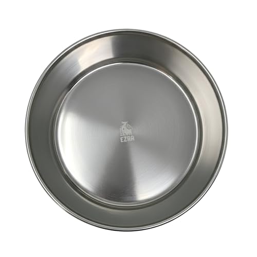 Image of Ezra Classic Stainless Steel Dog Bowl | Anti-Skid Pet Feeding Bowl for Food & Water | Durable & Easy to Clean Bowl for Dogs & Puppies, 4200 ml