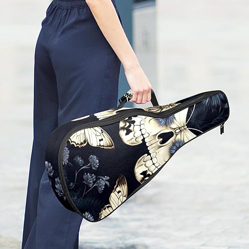 Waterproof Oxford Cloth Ukulele Bag Fairy with Bird and Flower Durable & Stylish Ukulele Case with Storage Skull Butterfly - Les Beatles, Paul McCartney, John Lennon, RIngo Starr, George Harrison Waterproof Oxford Cloth Ukulele Bag Fairy with Bird and Flower Durable & Stylish Ukulele Case with Storage Skull Butterfly – Image 7