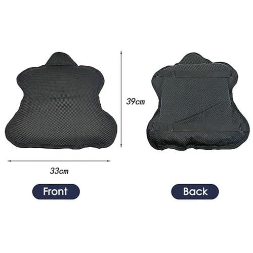 Cojín para asiento de motocicleta contra el dolor de espalda y el calor 3