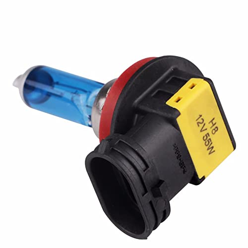 4 Peças H8 35W Lâmpada De Neblina 6000K Halogênio Automóvel Lâmpada De Xenônio 12V Luz Super Branca