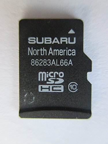 Erroneous Time Zone Setting Affecting Clock Time Accuracy and Estimated Arrival Times - 2015 Subaru Legacy & Outback 2 AL66A 2015 SUBARU Outback and Legacy Micro SD Navigation Card, MAP for North America, USA/Canada Part Number 86283AL66A