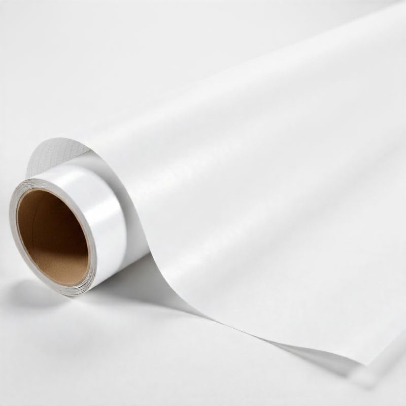 Covering blanc mat pour toutes surfaces film adhésif blanc mat rouleau de meuble