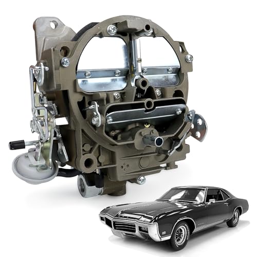 Rochester Quadrajet Carburetor 4 Barrel Compatible with 1966-1973 Chevy 327 350 427 454 Engines Trucks and Cars, Replaces 1975-1979 Corvettes 1901R 750 CFM 4MV 1901-GG- Manual Divorced Choke Carb