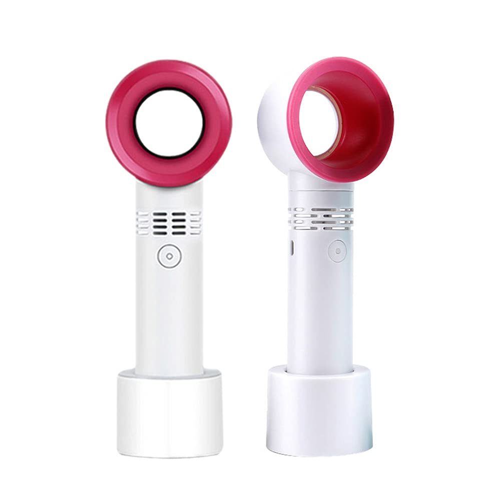 Mini Portable Fan - Handheld Bladeless Fan for Eyelash Extensions Rechargeable Accelerated Drying Fans for Eyelash Glue Adhesive