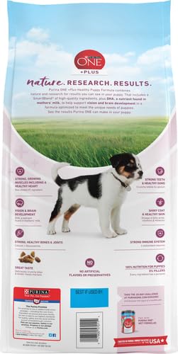 Purina ONE Puppy Food, High Protein Formula | Natural Ingredients | Added Vitamins | 8 lb Bag | Pack of 2 - Thumbnail 3