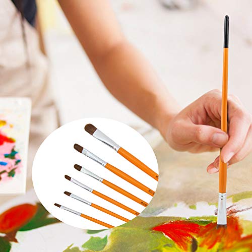 Pincel de guache, caneta de pintura a óleo, pincel com excelente efeito de pintura para aquarela par