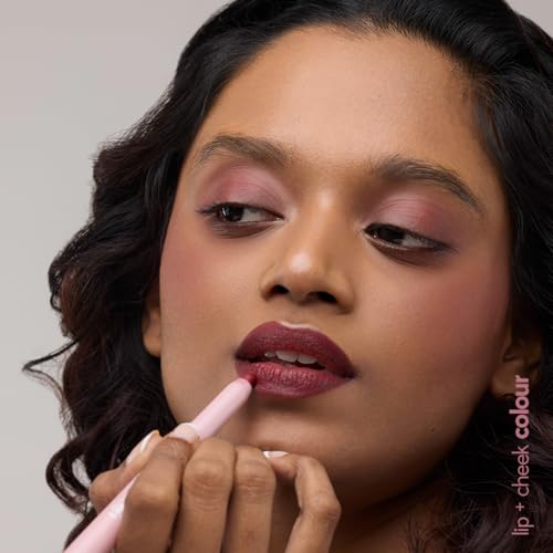 Image of Ruby's Organics OneStick Lipstick for Women- Blurr, Lip and Cheek Colour Crayon, Matte Finish, Lip Makeup- Enriched with Antioxidants and Vitamins, Chemical Free- Beet