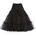 Produktbild GRACE KARIN 50s Petticoat Spitze Unterrock Ballettrock Damen Knielang Organza Petticoat S CL8922-1