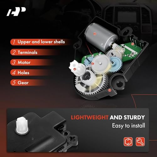 image for A-Premium HVAC Heater Blend Door-Actuator, Compatible with Chrysler 20