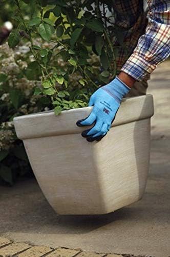 Miniatura 9 de 3M KOR Guantes grandes con revestimiento de espuma de nitrilo azul, lavables Smart Touch, paquete de 10 pares