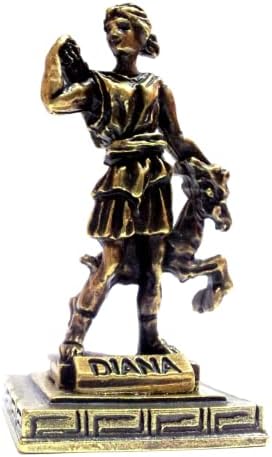Iconsgr Artemis Goddess of the Hunt Miniature Statue, Mythology Figurine image 5