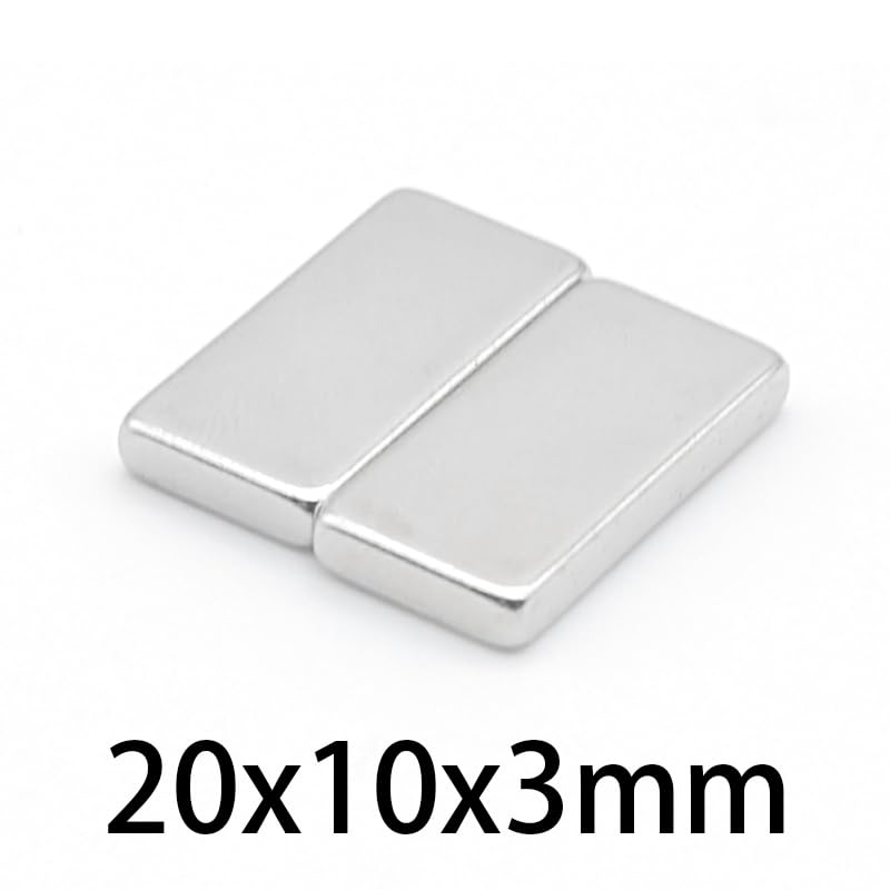 10-200 pces 20 * 10 * 3mm ndfeb Block Super Permanent Magnetic 20x10x3 Neodymium Magnets(50pcs)