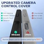 Miracase Silicone & Magnetic for iPhone 17 Case, Black - Image 2