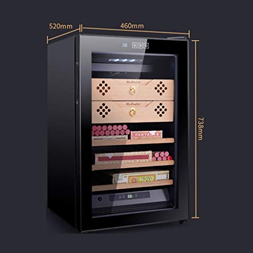Humidors Electronic Cigar Cabinet Constant Temperature And Humidity Cigar Cabinet Commercial Humidity Control Cigar Cabinet Household Mini Small Cigar Cabinet Moisture Cigar Cabinet 5 Layers 65L #TOP6