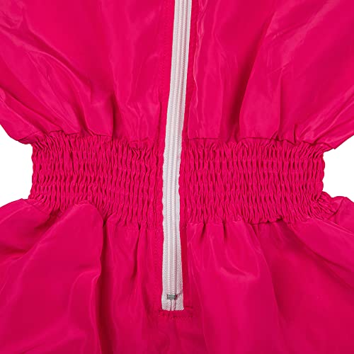 Eosiedur Women's One Piece Tracksuit Outfits Windbreaker Jacket Solid Stripe Color Block Pants Jumpsuit Set Pink M #TOP1