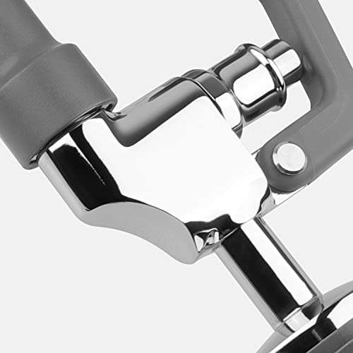 Kwode Pre-Rinse Spray Valve Replacement Head For Commercial Kitchen Faucet 1.42Gpm Commercial Sink Sprayer High Pressure Dishwasher Sprayer Nozzle With Hand Grip Assembly (Grey) #TOP5