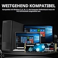 fanxiang M.2 SSD 512GB Interne NVMe SSD Festplatte PCIe 3.0, 3200MB/s Lesen, 1300MB/s Schreiben, SSD M.2 2280 mit SLC Cache, Kompatibel mit Laptop, Notebook und Desktop (S500Pro) – Ansicht 4