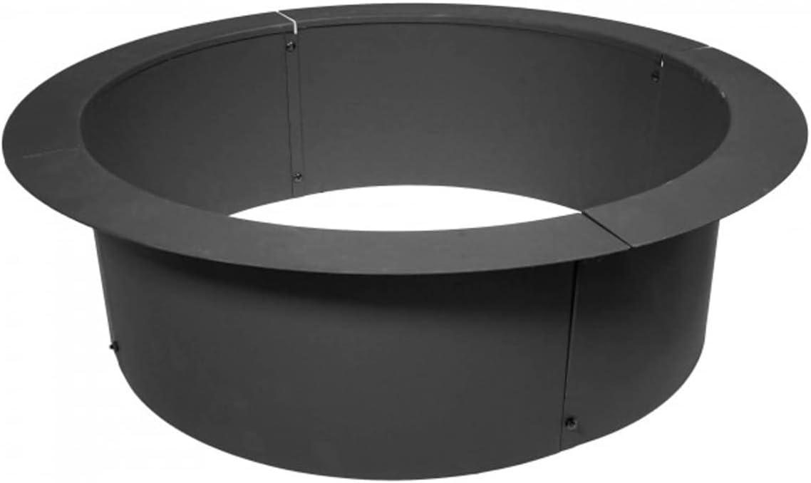 TITAN GREAT OUTDOORS 33" Diameter Steel Fire Pit Liner Ring