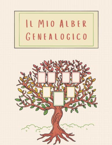 Il Mio Albero Genealogico: Libro del diagramma dell'albero genealogico e registrare la vostra ricerca, libro di genealogia da completare, libro del registro di storia della famiglia.