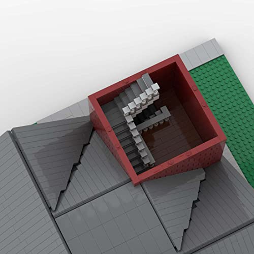 KEKRAV Moci Wood Coaling Tower Building Blocks, Moc-66138, kleine Partikel Street View Building Blocks, Sammelmark… – Bild 5