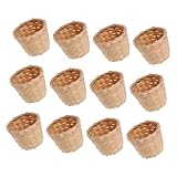 cestito sin Calidad artesanal: hecha a mano con bambú único, esta cesta está diseñada para durar, ofreciendo una opción de almacenamiento resistente y visualmente atractiva. mini cestas de flores, mini cesta decorativa