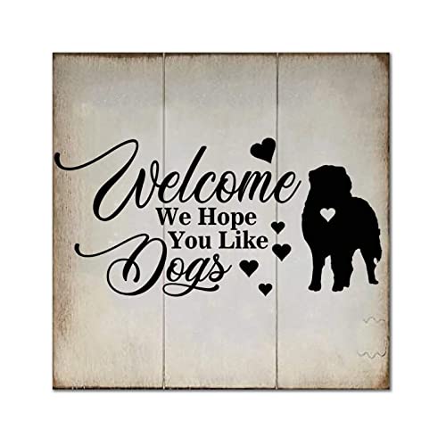 Plaque en bois authentique artisanale English Cocker Spaniel décoration haut de gamme