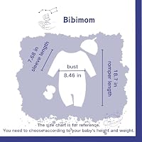 Bibimom Infant Boy Clothes 0-3 Months Baby Boy Clothes Blue Romper Newborn — image 7