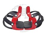 RIDING GEARS Aluminum Endurance Ride Cage Safety Horse Stirrups RED