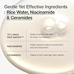 ANUA Rice 70 Glow Milky Toner, for Glass Skin, Rice Water, Niacinamide, Ceramides, Panthenol, Fragrance-Free, Non comedogenic, Fungal Acne Safe, Korean Skin Care, 250ml/8.45fl.oz. - Image 5