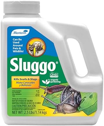 Monterey Sluggo Snail & Slug Killer, 40 oz, OMRI Listed