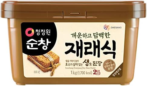 Doenjang - Premium Korean Soybean Paste [Original, 2.2 lb (1kg)] – Fermented Korean Miso-Style Bean Paste for Doenjang Jjigae, Stews, Soups, Marinades & Dipping Sauces – Rich Umami Korean Pantry Essential