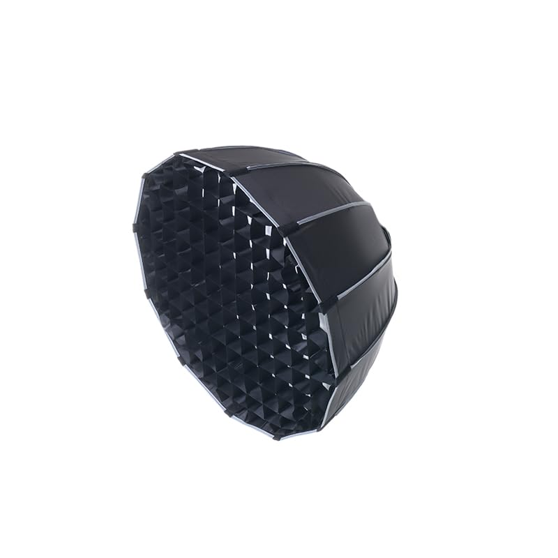 REFLEX CAMERA Kit difusor parabólico de 90 cm de profundidad, iluminación de grado profesional para fotografía y video, iluminación suave, versátil, fácil configuración, portátil, control mejorado