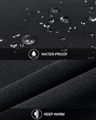 33,000ft Men's Lightweight Softshell Vest Outerwear Zip Up Fleece Lined Windproof Sleeveless Jacket for Golf Running Hiking4