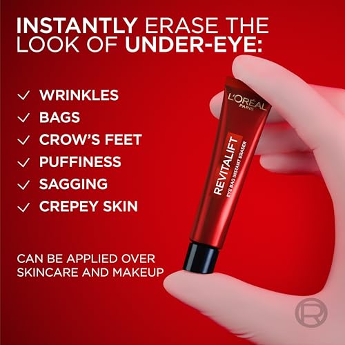 L'Oreal Paris Revitalift Triple Power Eye Bag Instant Eraser, Eye Tightener Treatment to Firm Bags, 0.5 oz + Sample - Image 3