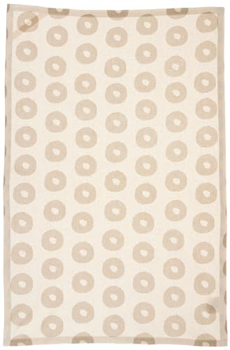 Serviettes gaufrées Mud Pie taupe grand format 66 x 41.5 pouces - 3